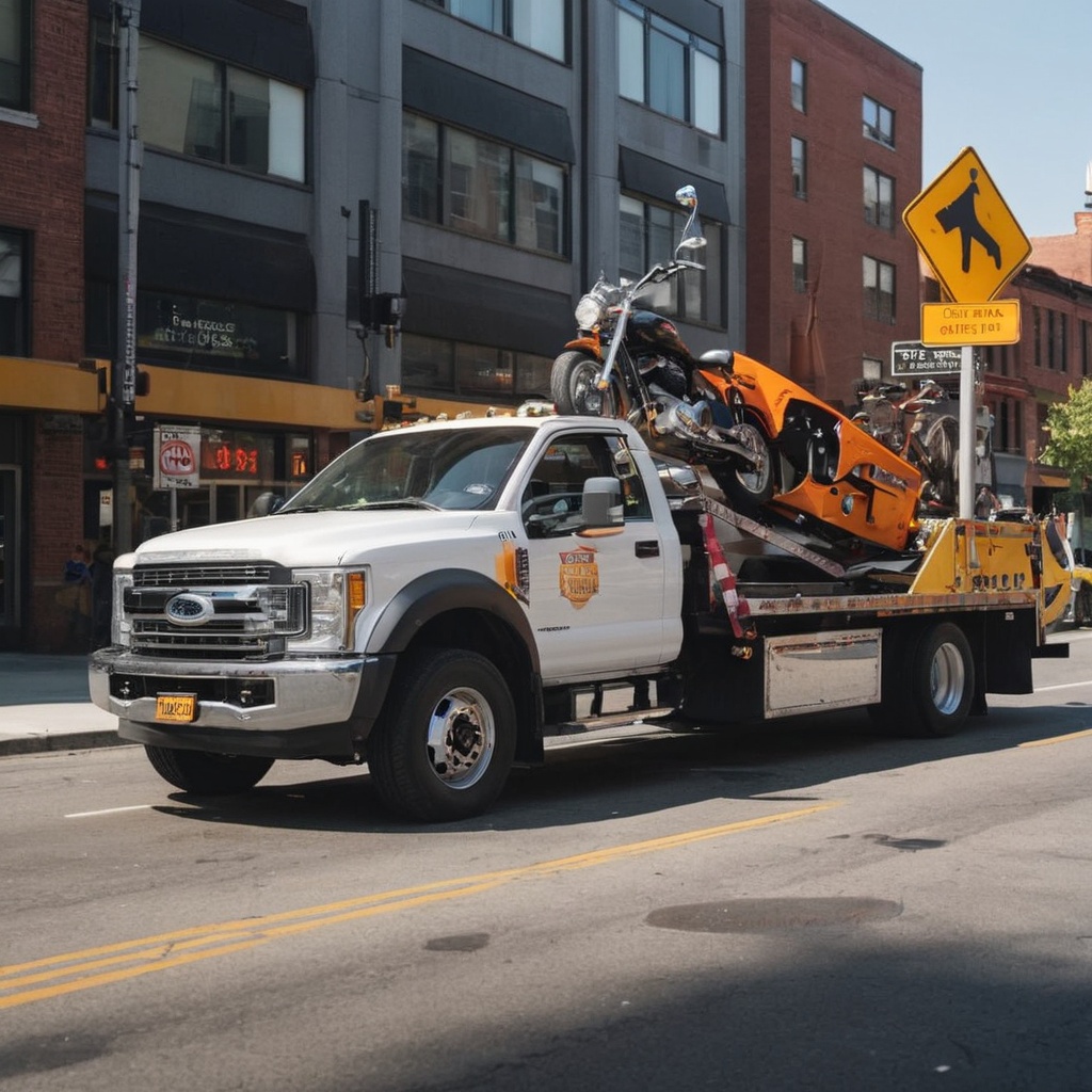 Эвакуация мотоциклов и скутеров
